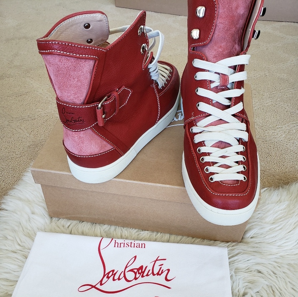 Christian Louboutin Men's Alfie flat sneakers